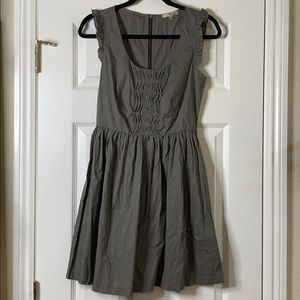 Be Bop Ruffled and Zippered Dress